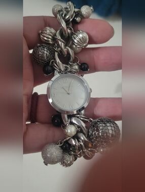 Liz Claiborne Silver Bracelet Watch